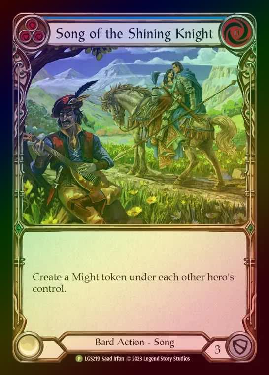 【RF】[Bard] Song of the Shining Knight [LGS219] (Promo) Rainbow Foil