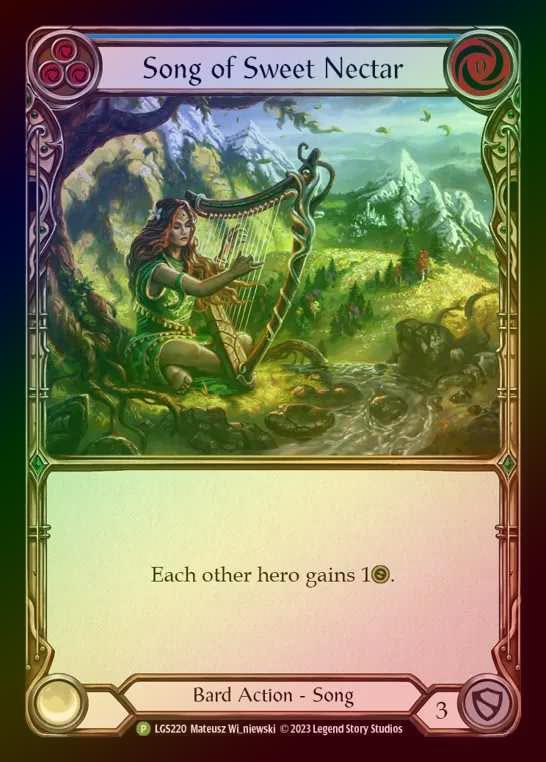 【RF】[Bard] Song of Sweet Nectar [LGS220] (Promo) Rainbow Foil