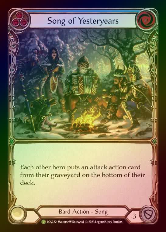 【RF】[Bard] Song of Yesteryears [LGS222] (Promo) Rainbow Foil