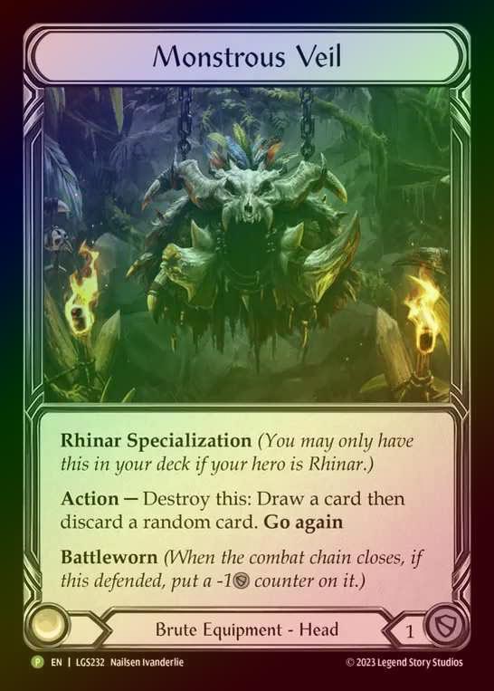 【RF】[Brute] Monstrous Viel [LGS232] (Promo) Rainbow Foil
