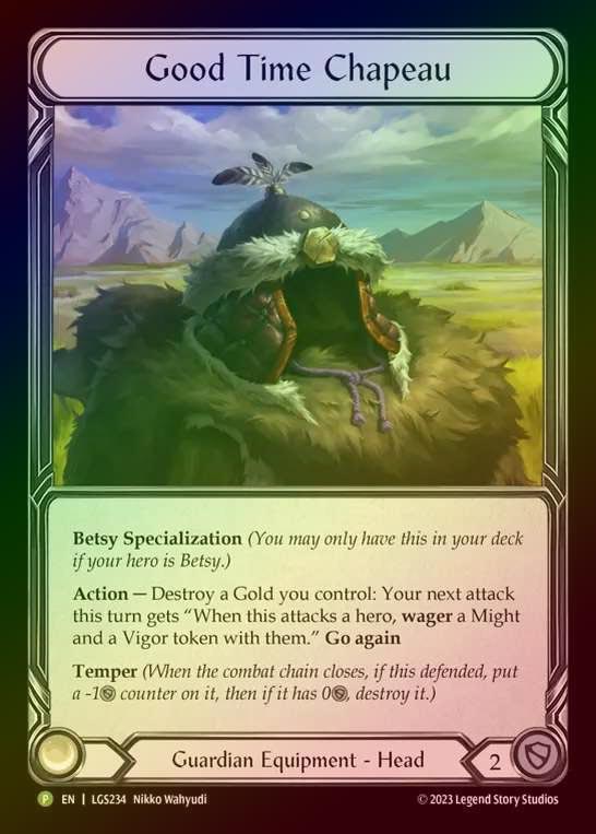 【RF】[Guardian] Good Time Chapeau [LGS234] (Promo) Rainbow Foil