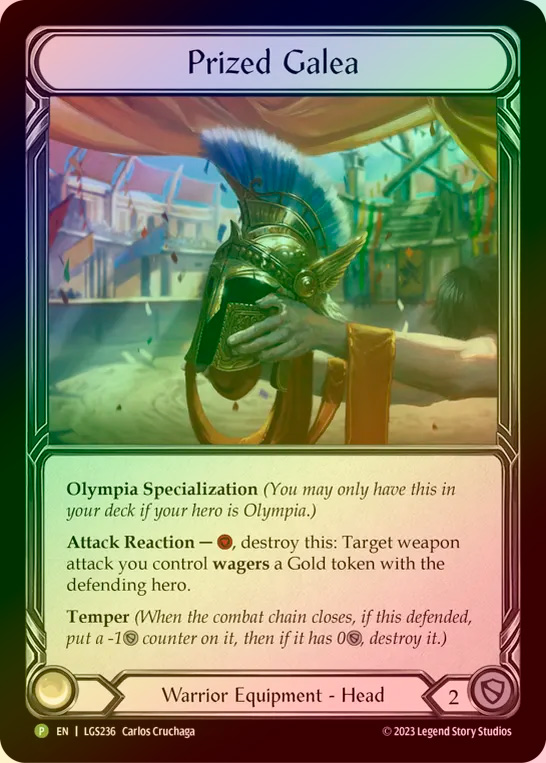 【RF】[Warrior] Prized Galea [LGS236] (Promo) Rainbow Foil