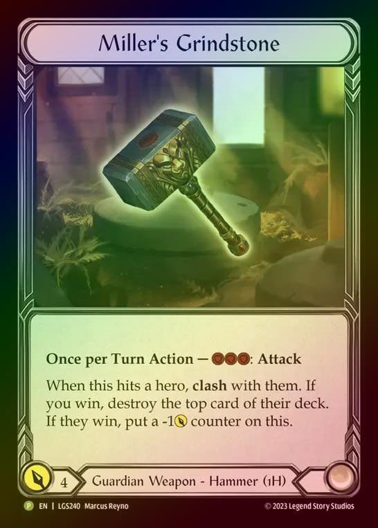 【RF】[Guardian] Miller's Grind Stone [LGS240] (Promo) Rainbow Foil