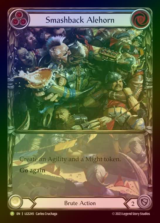 【RF】[Brute] Smashback Alehorn (Extended Art) [LGS245] (Promo) Rainbow Foil