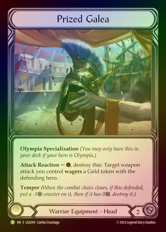 【CF】[Warrior] Prized Galea [LGS254] (Promo) Cold Foil