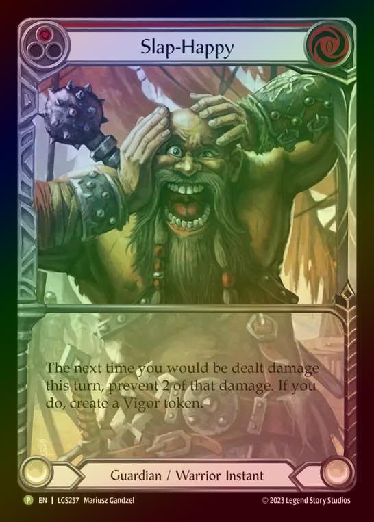 【RF】[Guardian Warrior] Slap-Happy (Extended Art) [LGS257] (Promo) Rainbow Foil