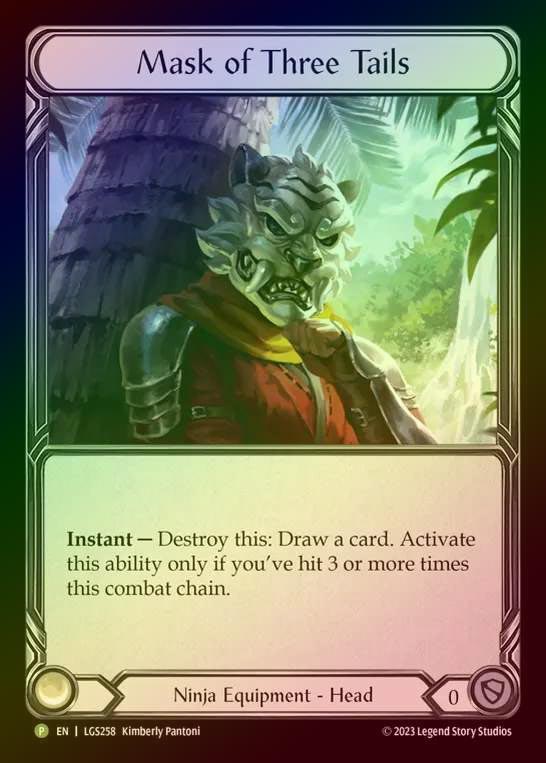 【CF】[Ninja] Mask of Three Tails [LGS258] (Promo) Cold Foil