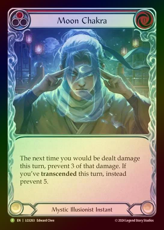 【CF】[Mystic Illusionist] Moon Chakra (red) [LGS263] (Promo) Cold Foil