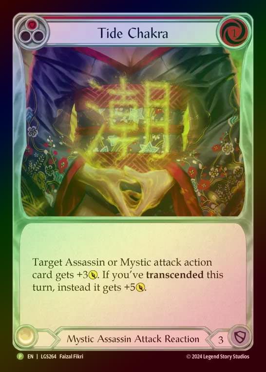 【CF】[Mystic Assassin] Tide Chakra (red) [LGS264] (Promo) Cold Foil