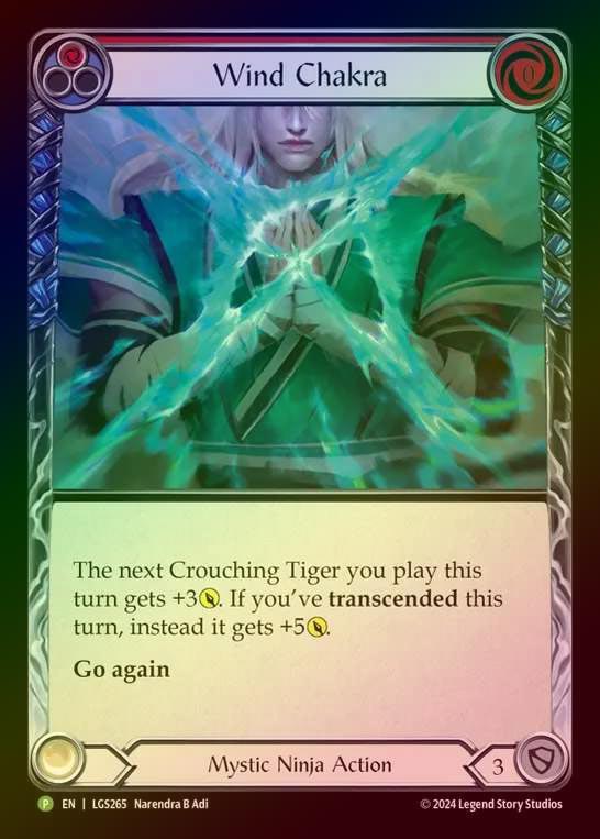 【CF】[Mystic Ninja] Wind Chakra (red) [LGS265] (Promo) Cold Foil