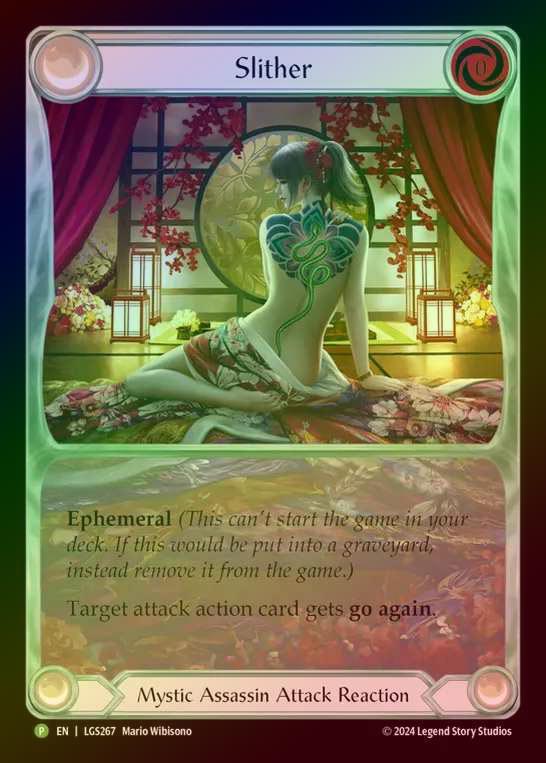 【RF】[Mystic Assassin] Slither (Extended Art) [LGS267] (Promo) Rainbow Foil