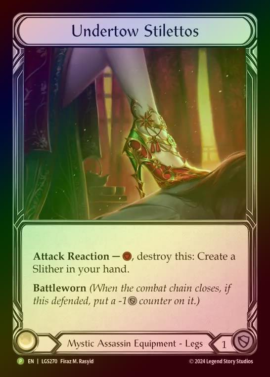 【RF】[Mystic Assassin] Undertow Stilettos [LGS270] (Promo) Rainbow Foil