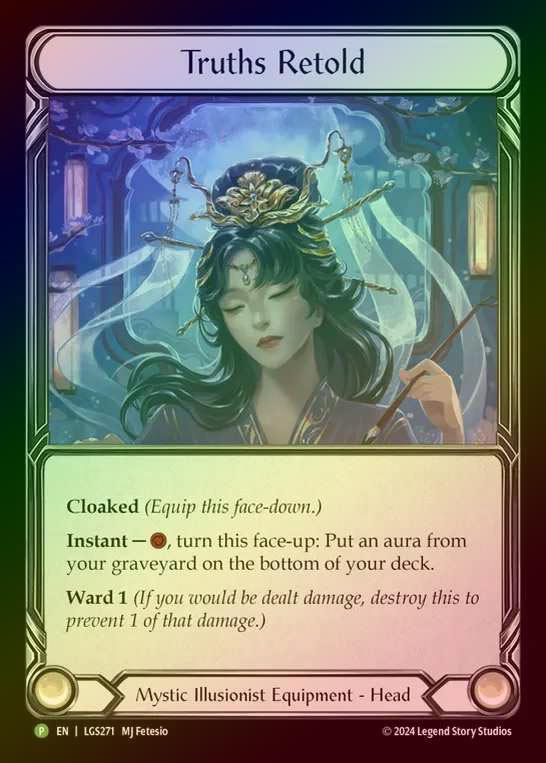 【RF】[Mystic Illusionist] Truths Retold [LGS271] (Promo) Rainbow Foil