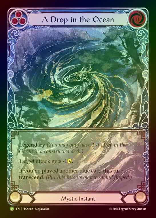 【RF】[Mystic] A Drop in the Ocean // Inner Chi (Extended Art) [LGS282] (Promo) Rainbow Foil