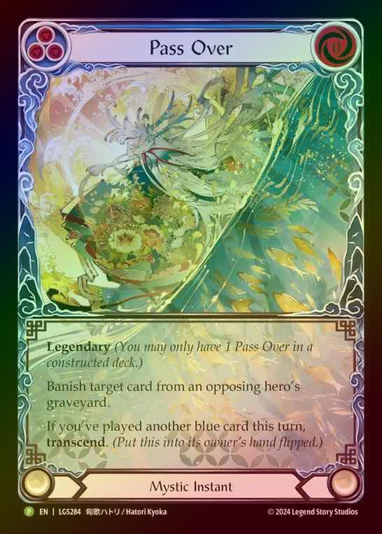 【RF】[Mystic] Pass Over // Inner Chi (Extended Art) [LGS284] (Promo) Rainbow Foil