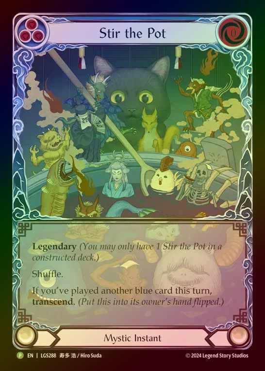 【RF】[Mystic] Stir the Pot // Inner Chi (Extended Art) [LGS288] (Promo) Rainbow Foil