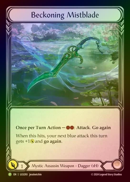 【CF】[Mystic Assassin] Beckoning Mistblade [LGS293] (Promo) Cold Foil