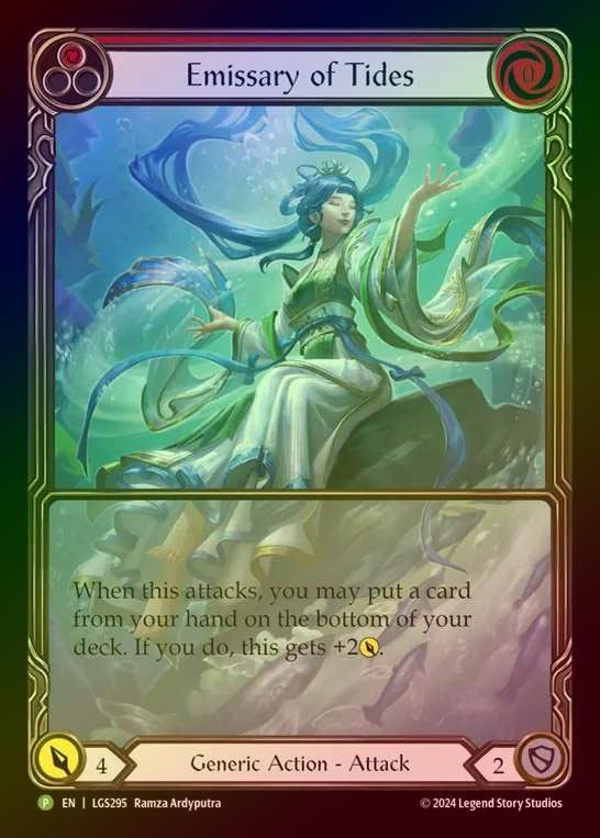 【RF】[Generic] Emissary of Tide (Extended Art) [LGS295] (Promo) Rainbow Foil