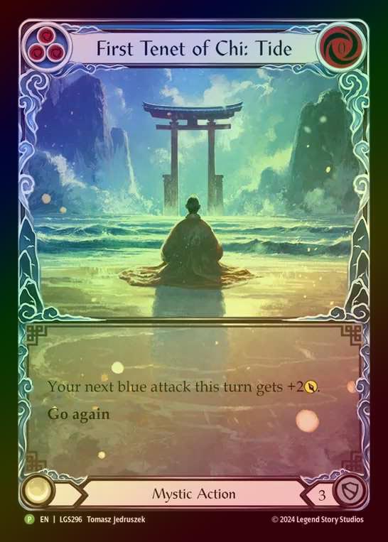 【RF】[Mystic] First Tent of Chi: Tide (Extended Art) [LGS296] (Promo) Rainbow Foil