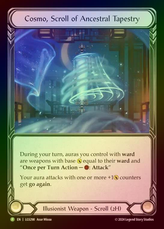 【CF】[Illusionist] Cosmo, Scroll of Ancestral Tapestry [LGS298] (Promo) Cold Foil