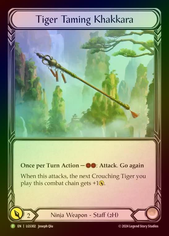 【CF】[Ninja] Tiger Taming Khakkara [LGS302] (Promo) Cold Foil