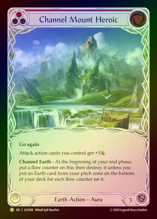 【CF】[Earth] Channel Mount Heroic [LGS306] (Promo) Cold Foil