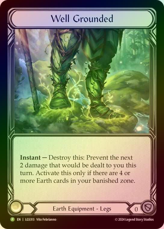 【RF】[Earth] Well Grounded [LGS313] (Promo) Rainbow Foil