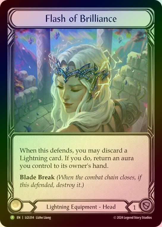 【RF】[Lightning] Flash of Brilliance [LGS314] (Promo) Rainbow Foil