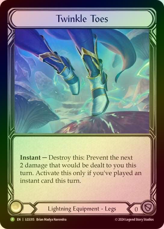 【RF】[Lightning] Twinkle Toes [LGS315] (Promo) Rainbow Foil