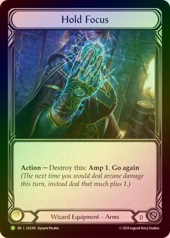 【RF】[Wizard] Hold Focus [LGS318] (Promo) Rainbow Foil