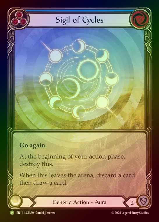 【RF】[Generic] Sigil of Cycles (Extended Art) [LGS329] (Promo) Rainbow Foil