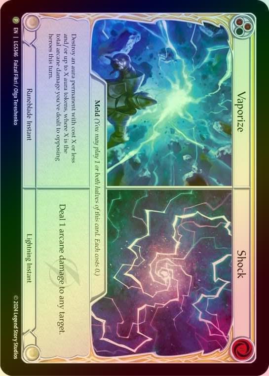 【CF】[Runeblade/Lightning] Vaporize+Shock [LGS346] (Promo) Cold Foil