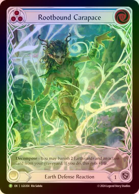 【RF】[Earth] Rootbound Carapace (blue) [LGS354] (Promo) Rainbow Foil