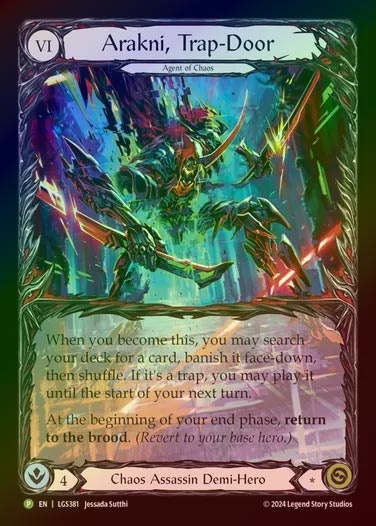 【RF】[Chaos Assassin] Arakni, Trap-door (Extended Art) [LGS381-P]