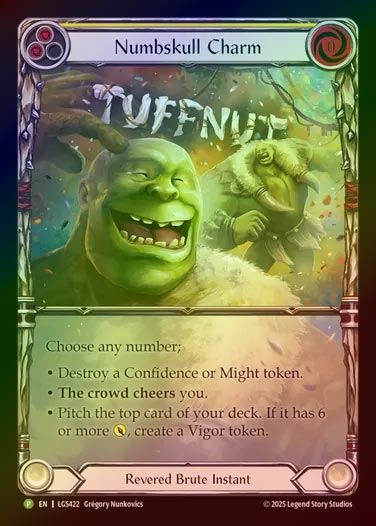 【RF】[Revered Brute] Numbskull Charm (Extended Art)  [LGS422-P]
