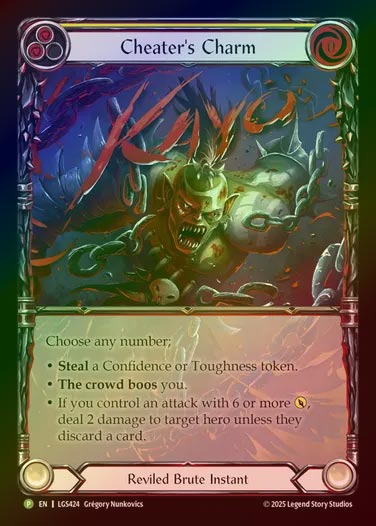 【RF】[Reviled Brute] Cheater's Charm (Extended Art)  [LGS424-P]