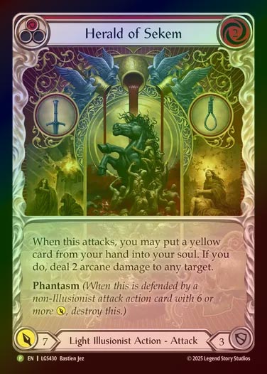 【RF】[Light Illusionist] Herald of Sekem (Extended Art)  [LGS430-P]