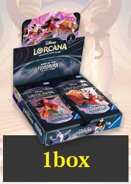 【BOX】Lorcana ロルカナ フラッドボーンの渾沌 (16パック) ※発送方法は「ゆうパック」を選択してください。