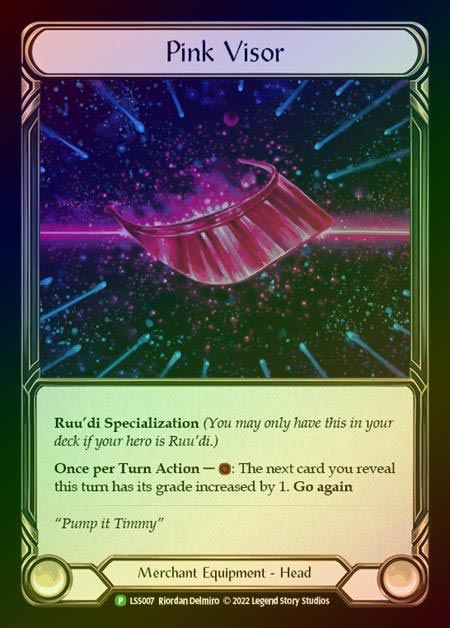 【CF】[Generic] Pink Visor [LSS007] (Promo) Cold Foil