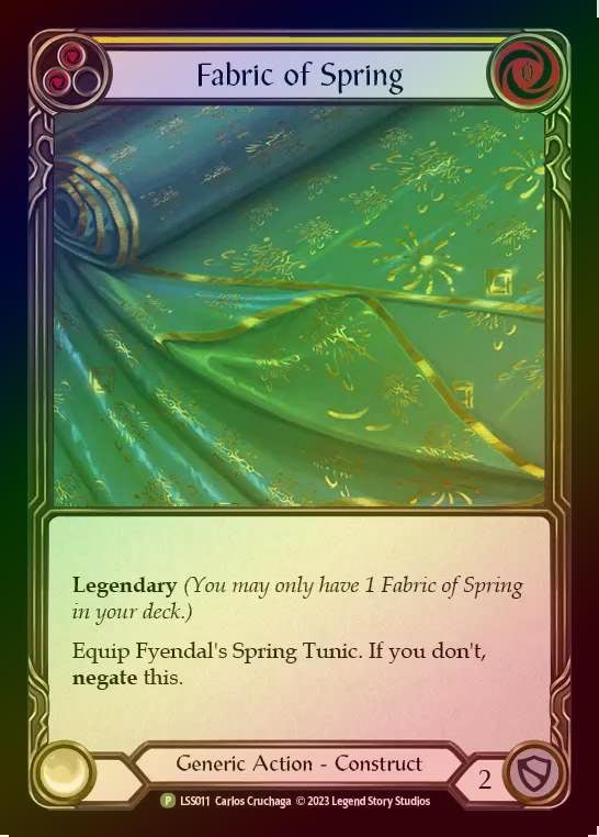 【CF】[Generic] Fabric of Spring // Fyendal's Spring Tunic [LSS011] (Promo) Cold Foil