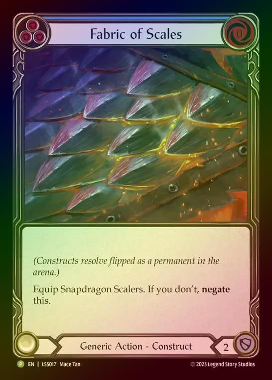 【CF】[Generic] Fabric of Scales // Snapdragon Scalers [LSS017] (Promo) Cold Foil