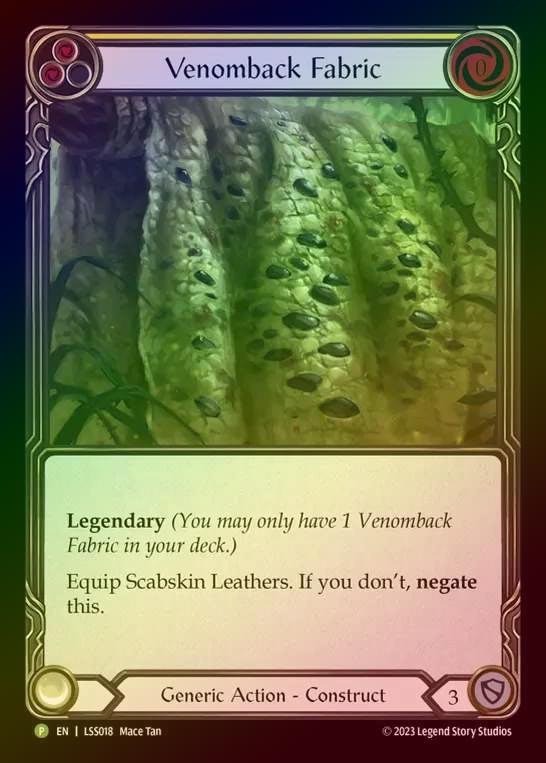 【CF】[Generic // Brute] Venomback Fabric // Scabskin Leathers [LSS018] (Promo) Cold Foil