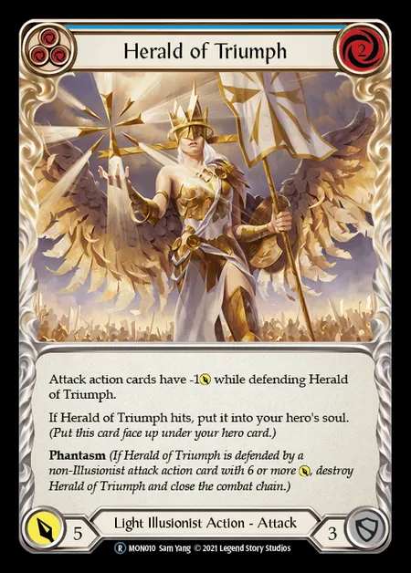 [Light Illusionist] Herald of Triumph [UL-MON010-R] (blue)
