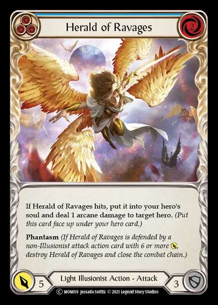 [Light Illusionist] Herald of Ravages [UL-MON019-C] (blue)