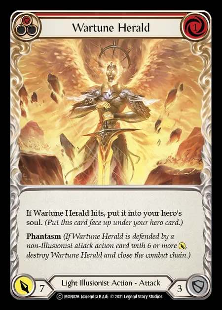 [Light Illusionist] Wartune Herald [UL-MON026-C] (red)