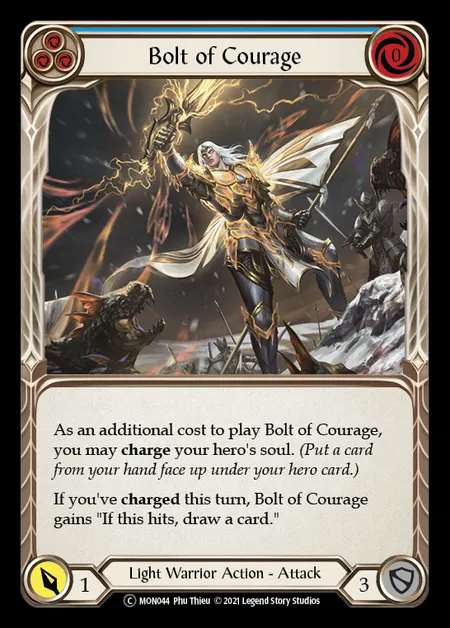 [Light Warrior] Bolt of Courage [UL-MON044-C] (blue)