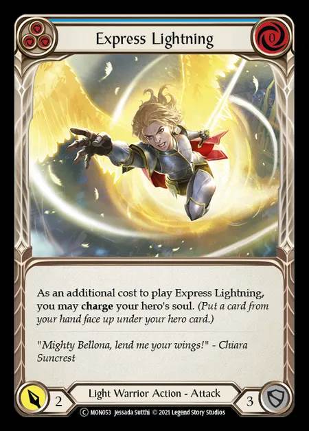 [Light Warrior] Express Lightning [UL-MON053-C] (blue)