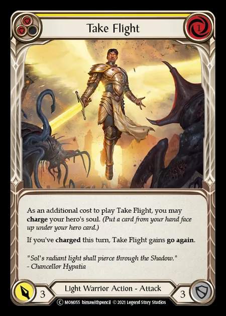 [Light Warrior] Take Flight [UL-MON055-C] (yellow)