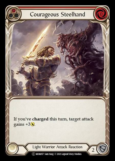 [Light Warrior] Courageous Steelhand [UL-MON057-C] (red)