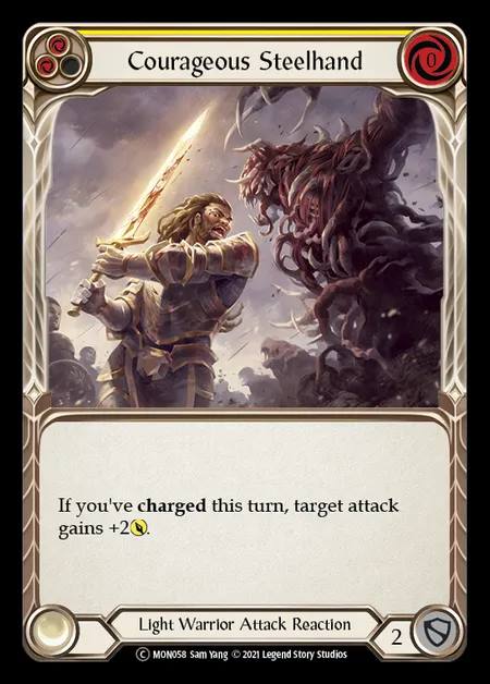 [Light Warrior] Courageous Steelhand [UL-MON058-C] (yellow)